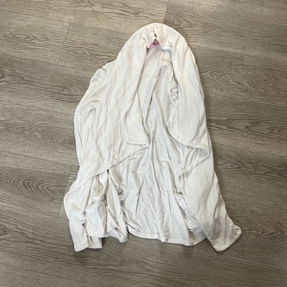 White athletic cardigan - Picture 1 of 3